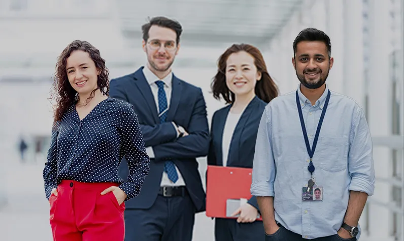 アメリカ、インド、ベトナム、ポルトガルの多様な支援体制イメージ画像